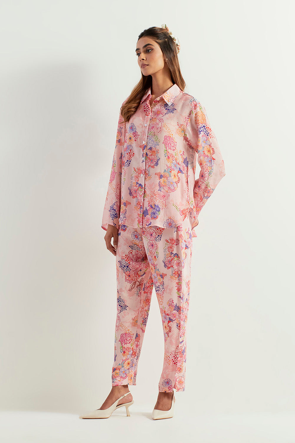 Multi Colour Shirt With Pants