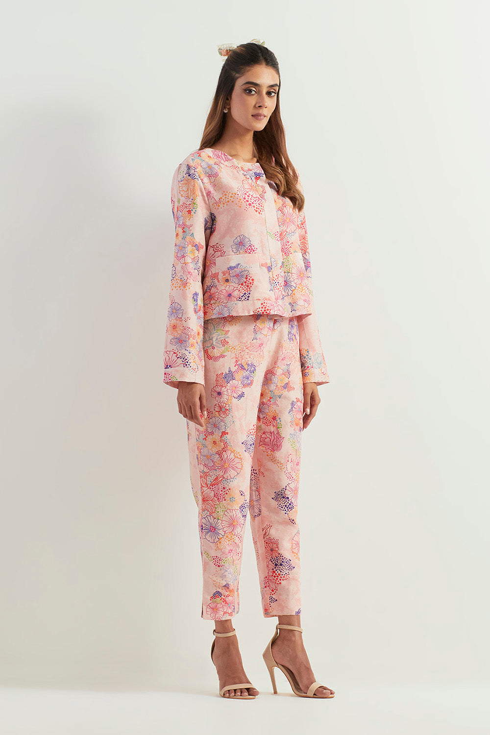 Multi Colour Top With Pants