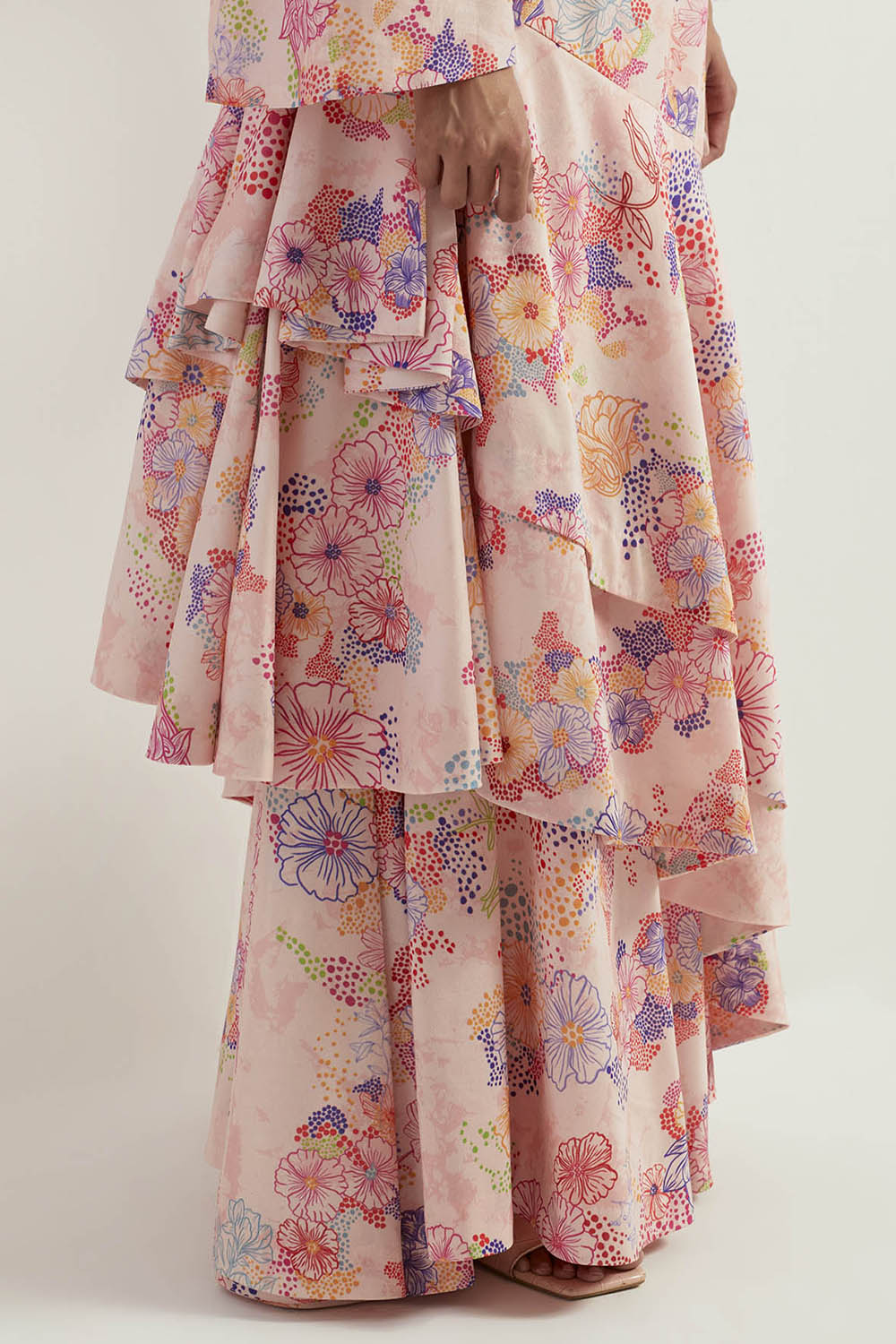 Multi Colour Top With Skirt