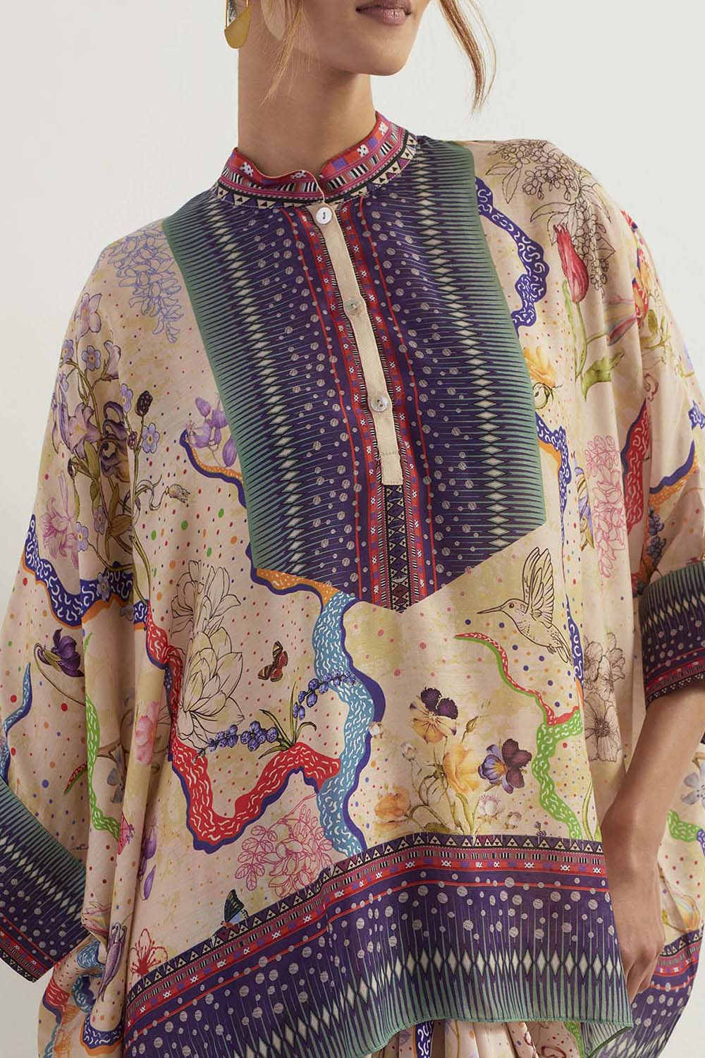 Multi Colour Top  With Skirt