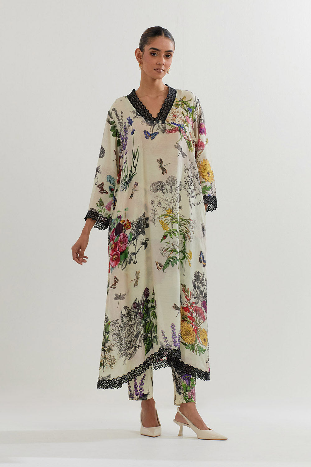 Multi Colour Tunic With Pant