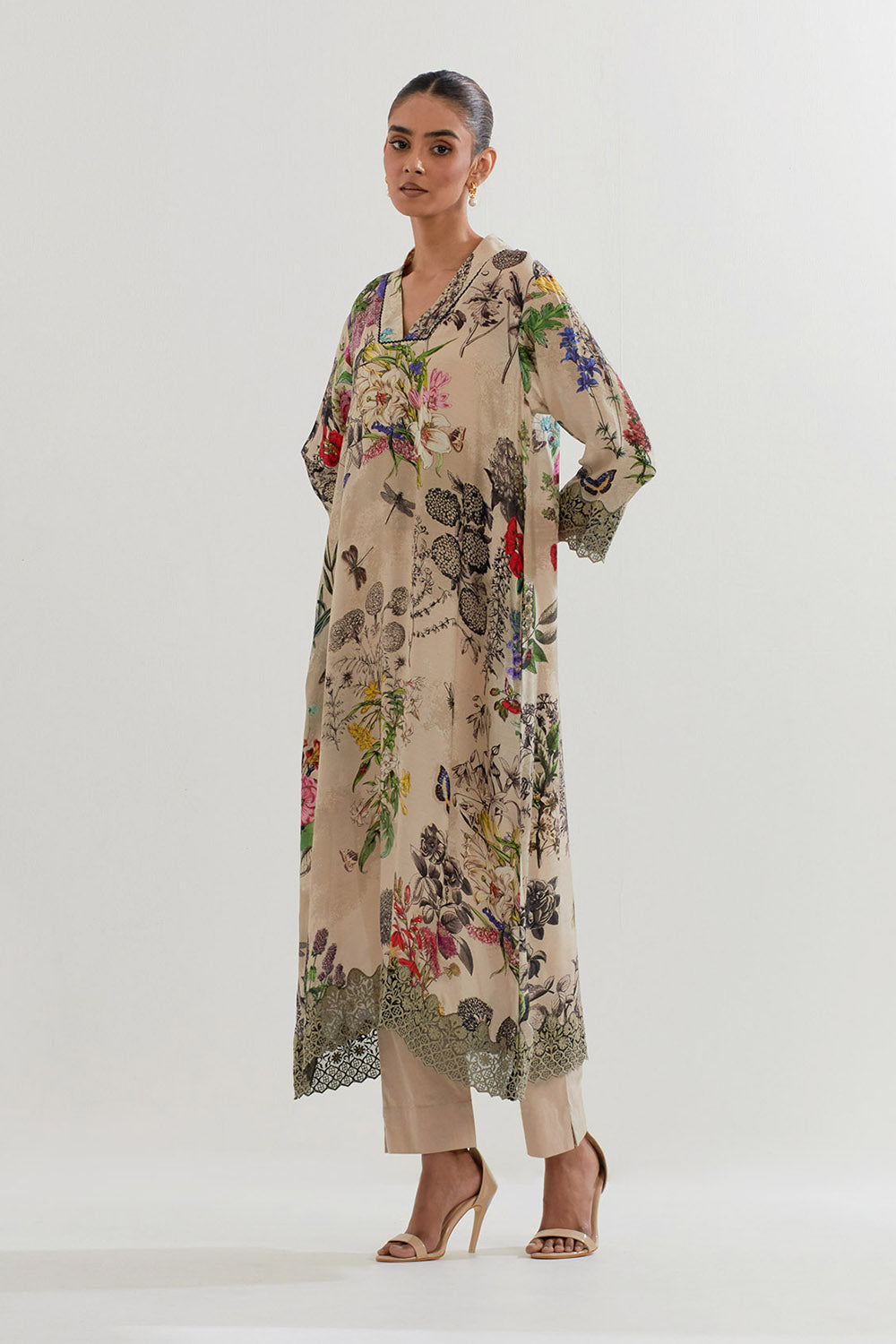 Multi Colour Tunic With Pant