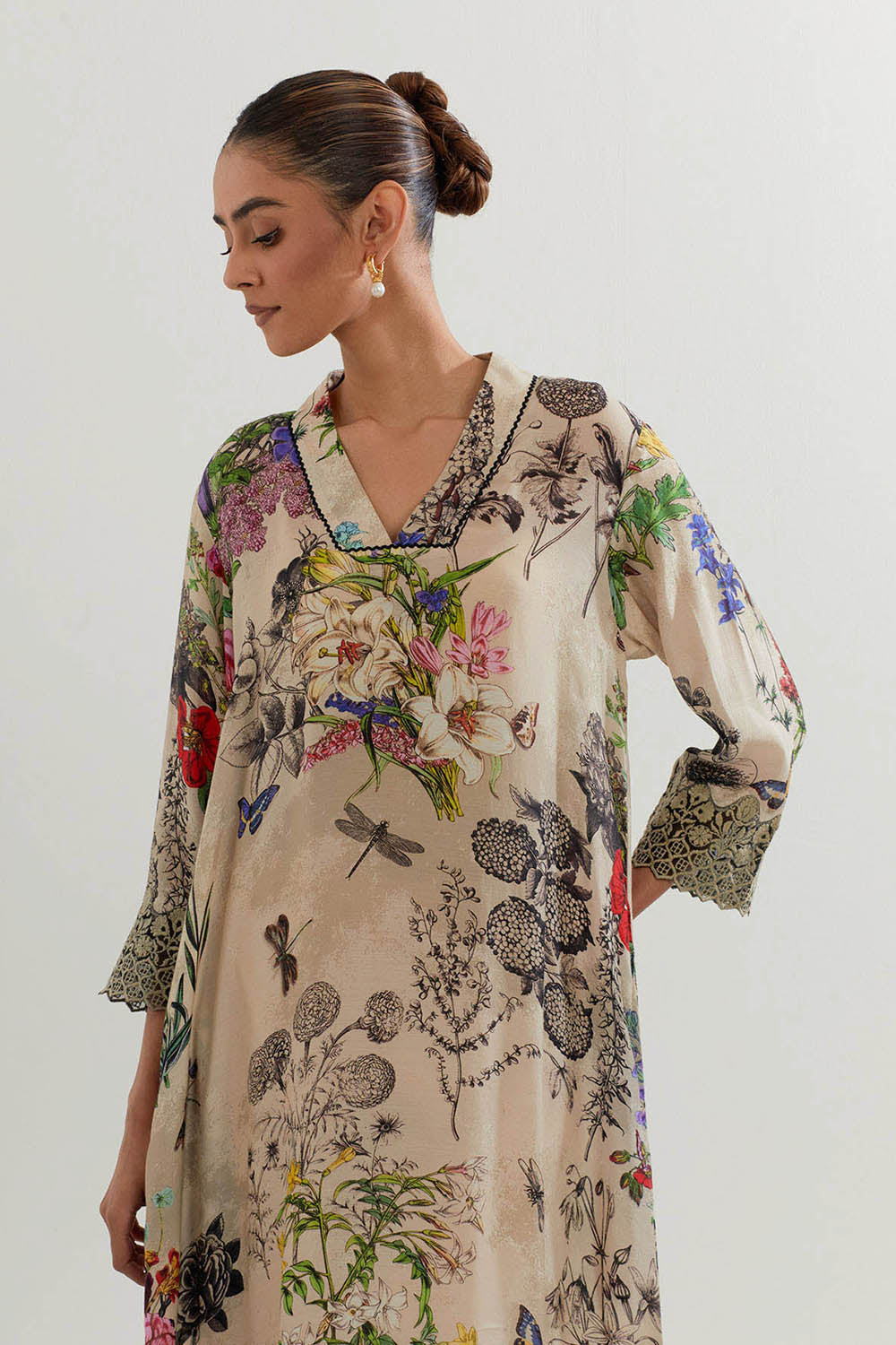 Multi Colour Tunic With Pant