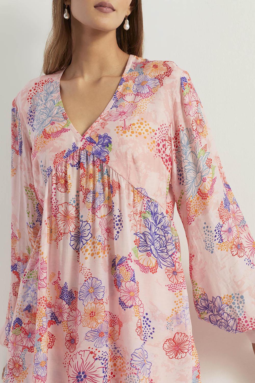 Multi Colour Tunic With Pants
