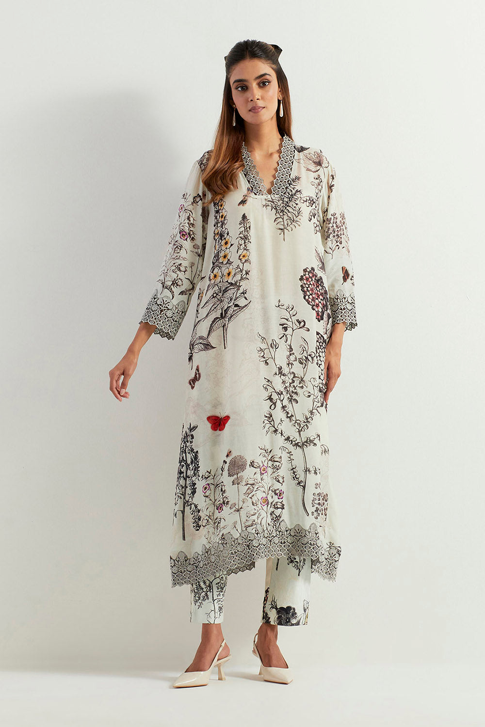 Multi Colour Tunic With Pants