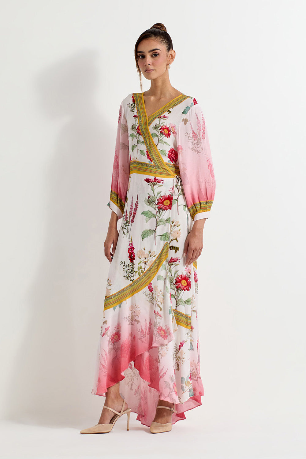 Multi Coloured Gerogette Dress