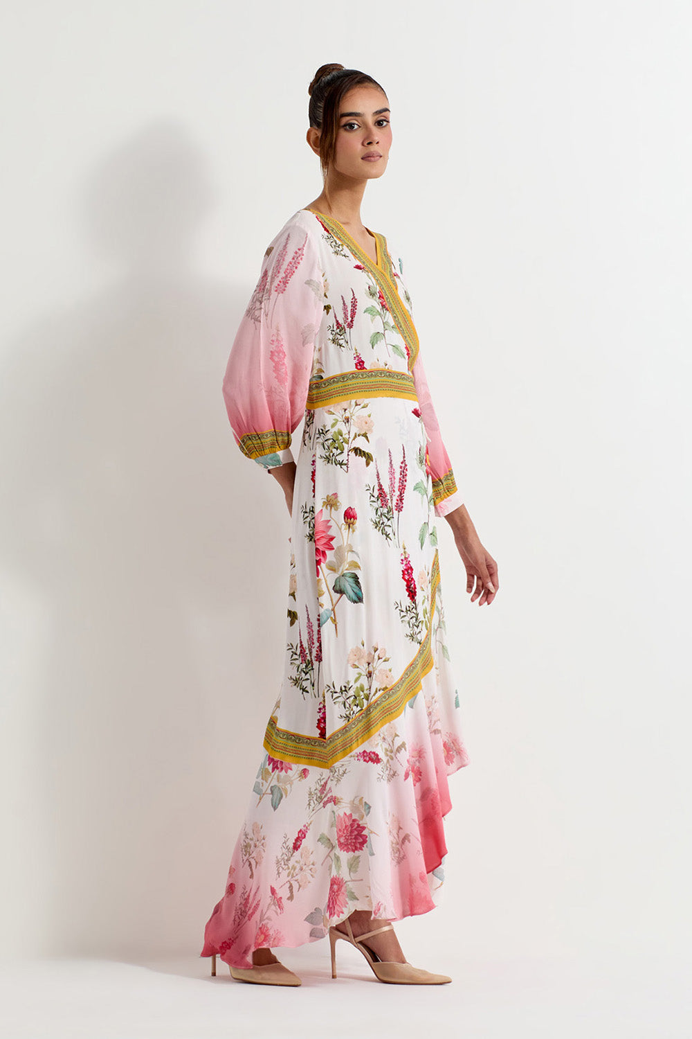 Multi Coloured Gerogette Dress