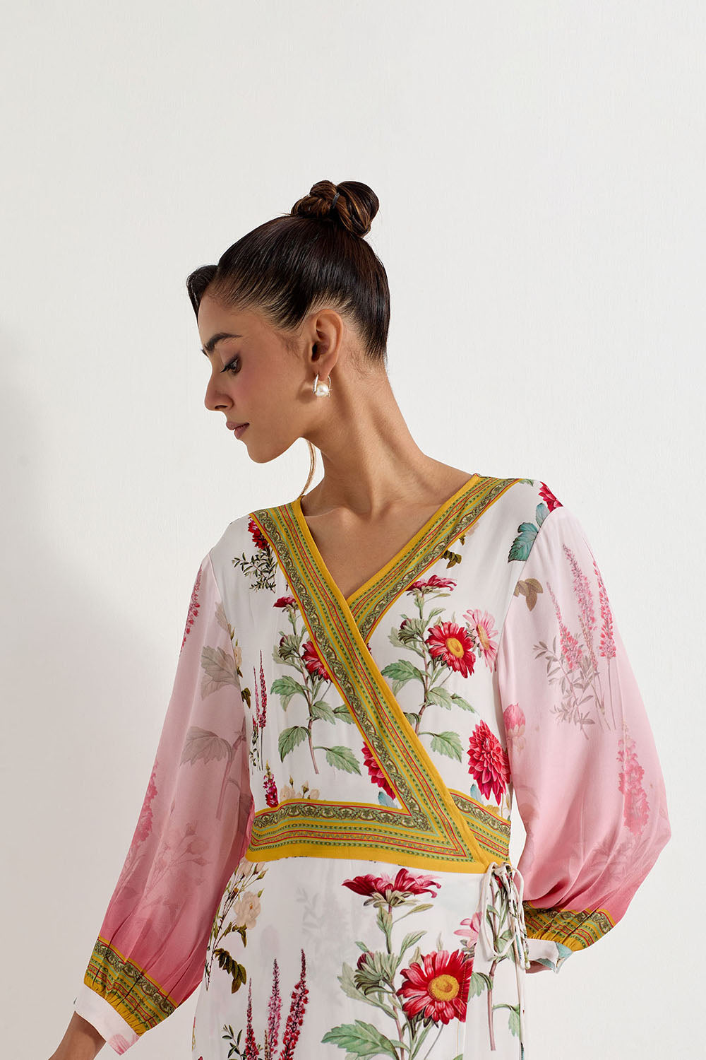 Multi Coloured Gerogette Dress