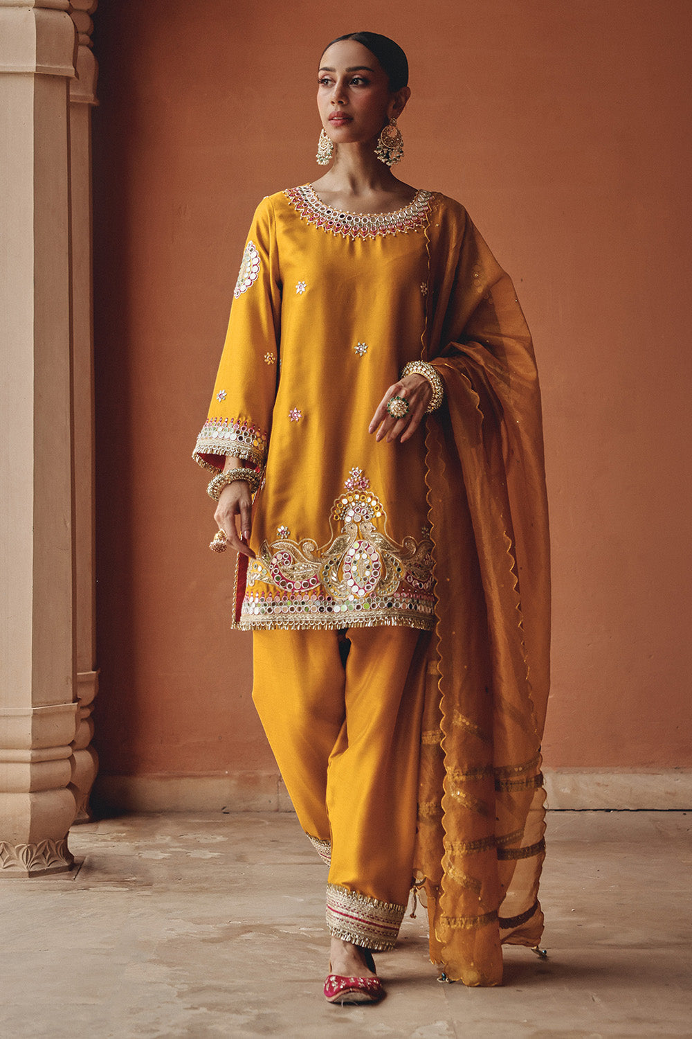 Mustard Gulzar Charm Set