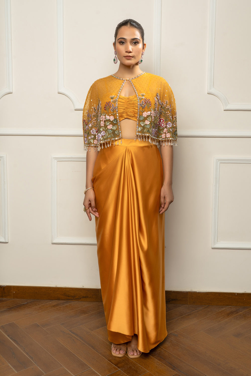 Musturd Yellow Cape Set