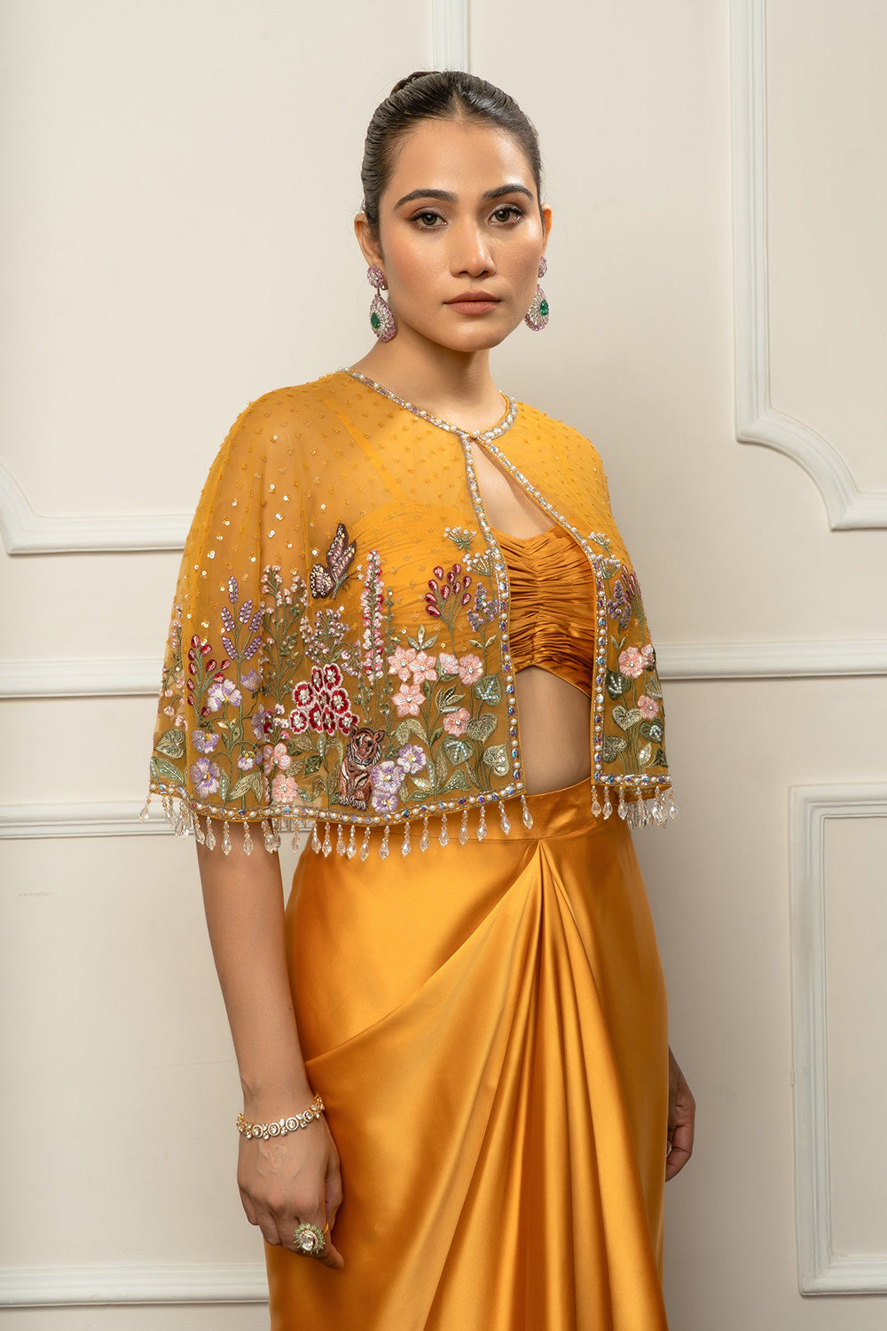Musturd Yellow Cape Set
