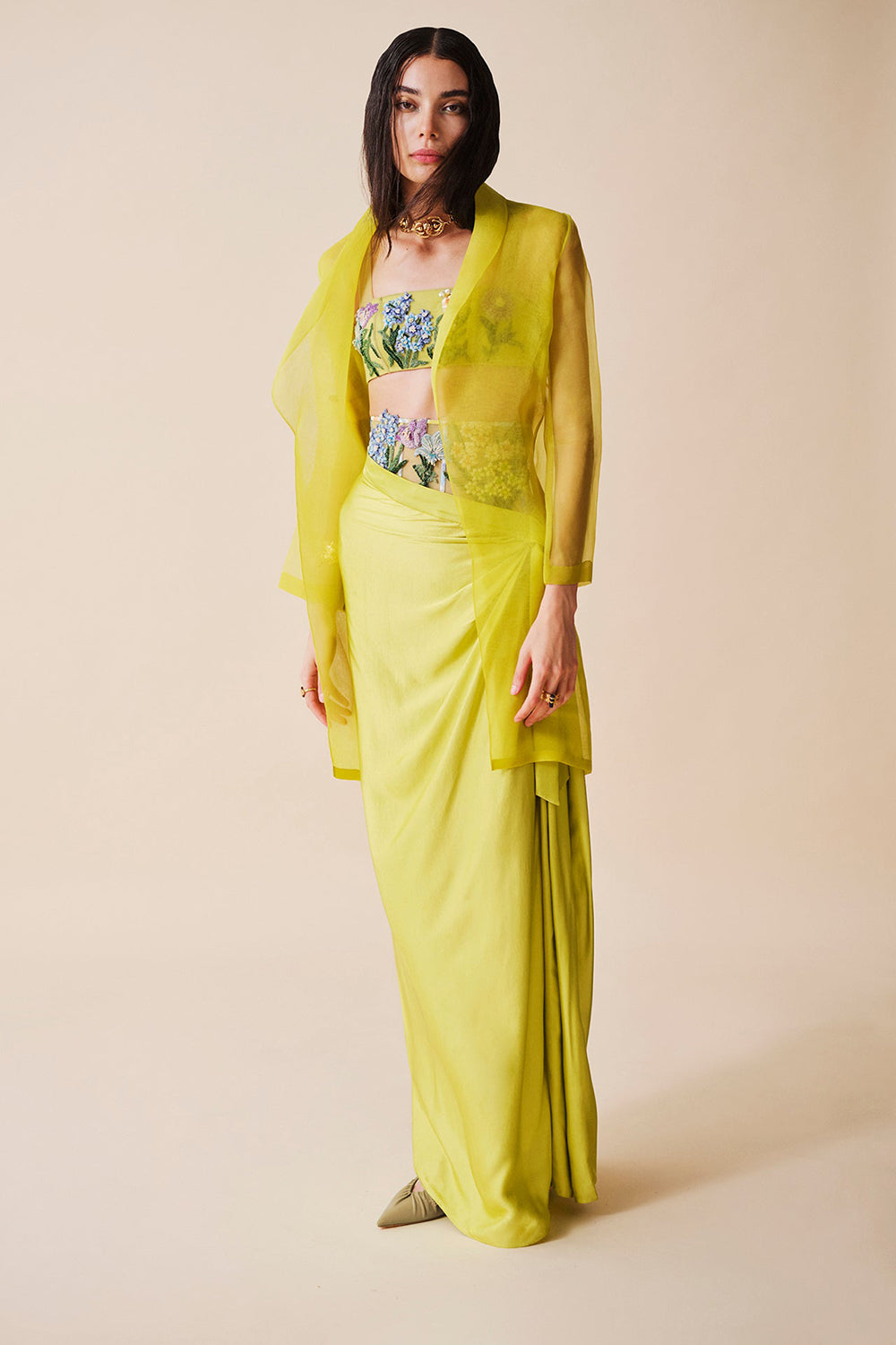 Mykonos- Corseted Belt Drape Set