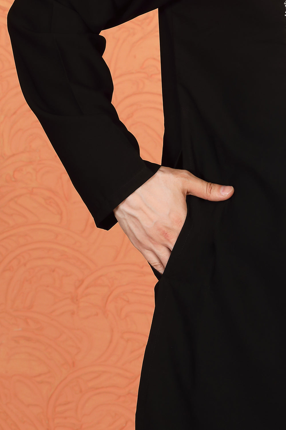 Nawaaz  Embroidered Kurta with Loose Fit Parallel Matching  Pants