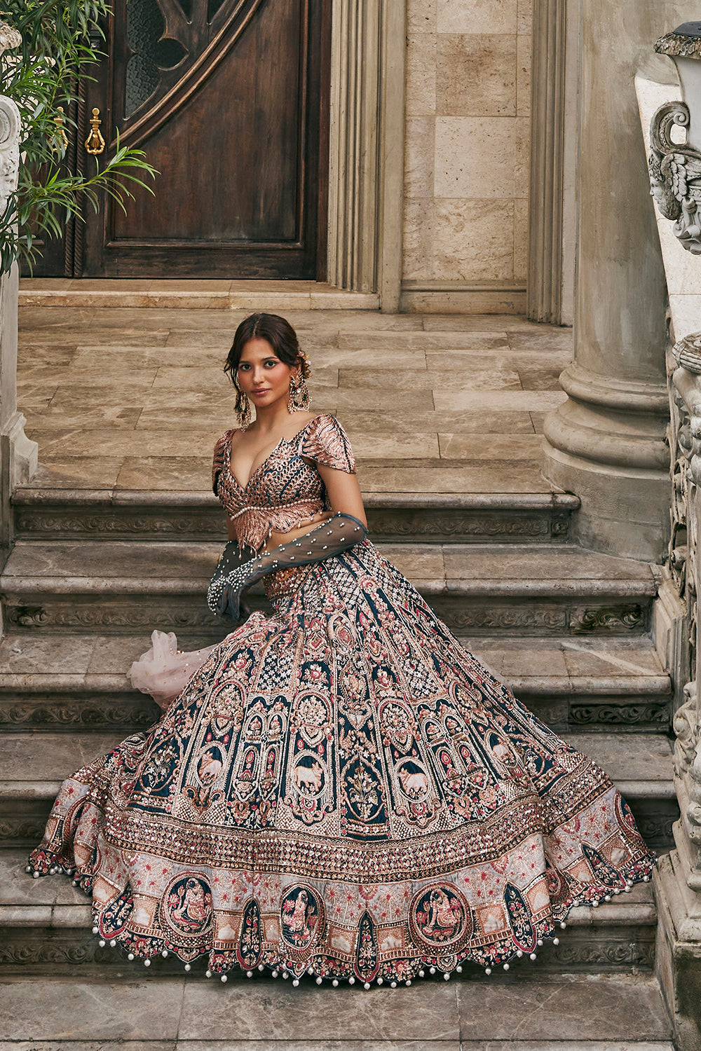 Neel Kamdhenu Lehenga Set