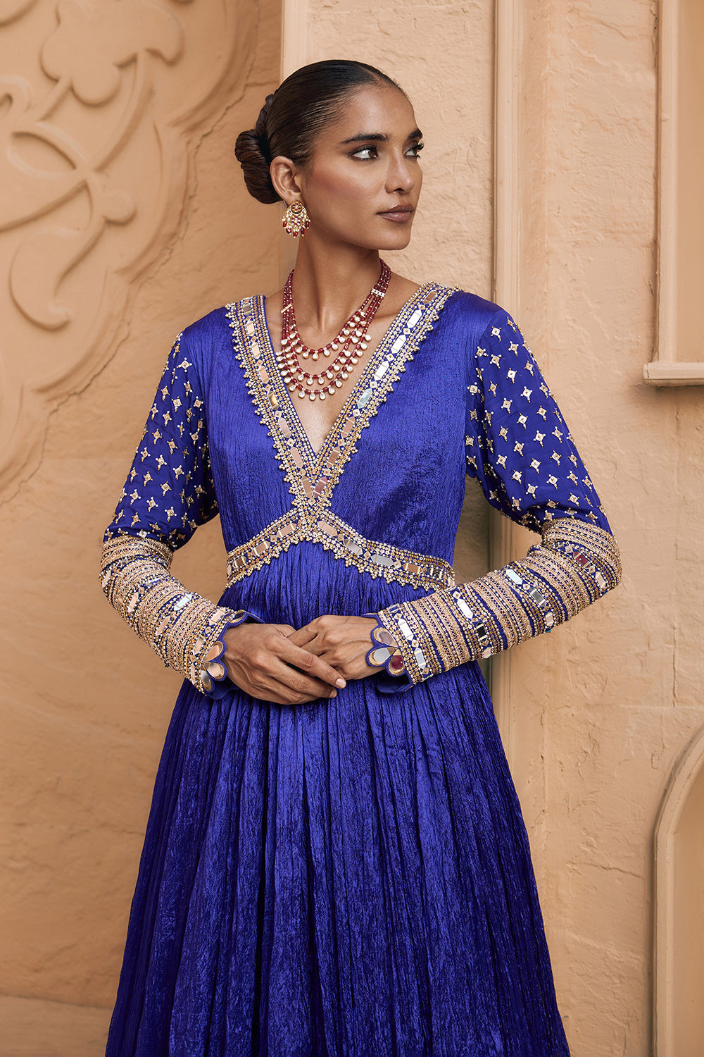 Neelambara Anarkali Set