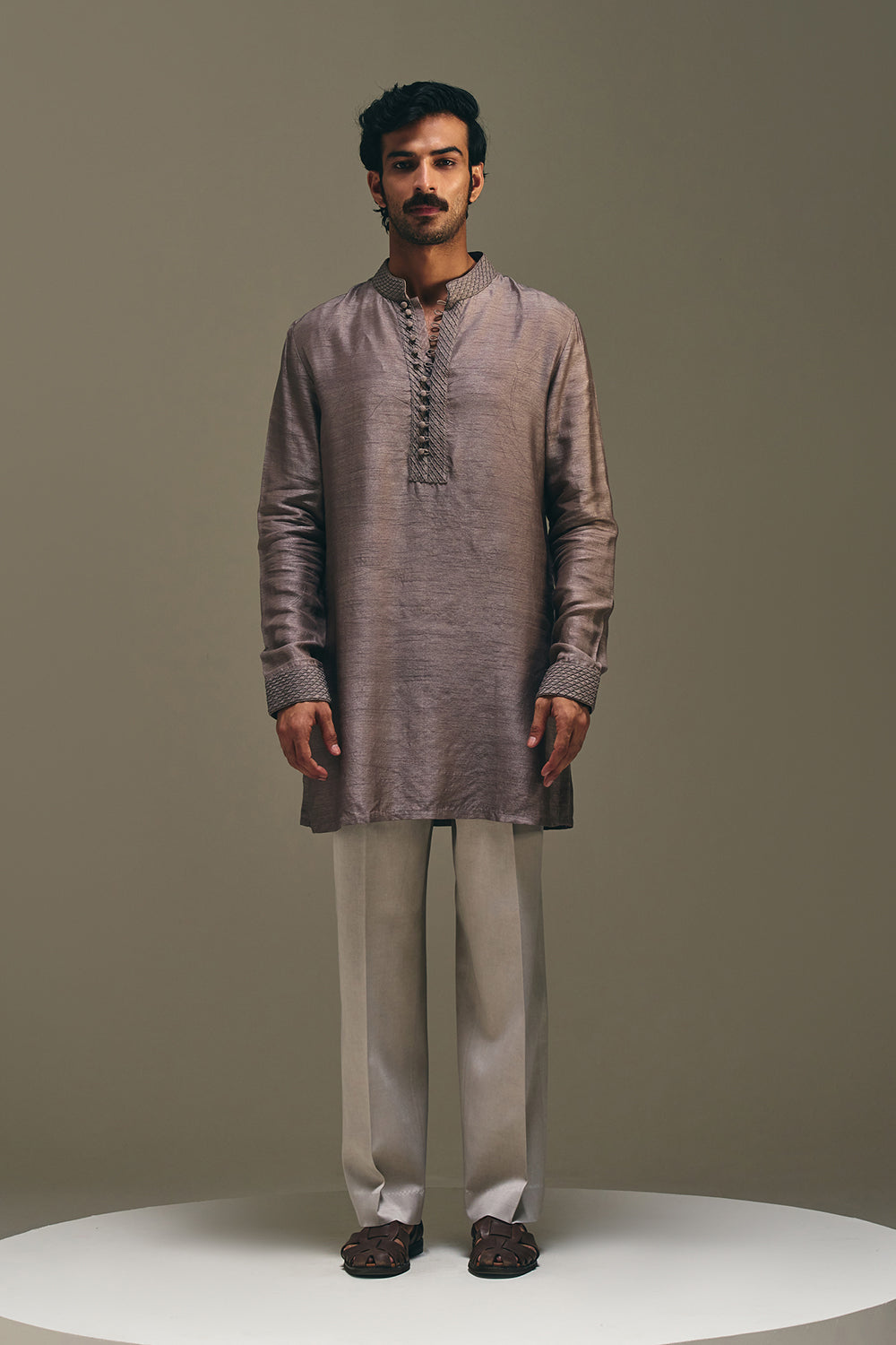 Nest Raw Silk Kurta Set