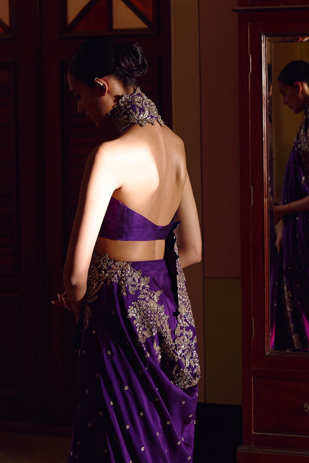 New Athena Zardozi Saree Set