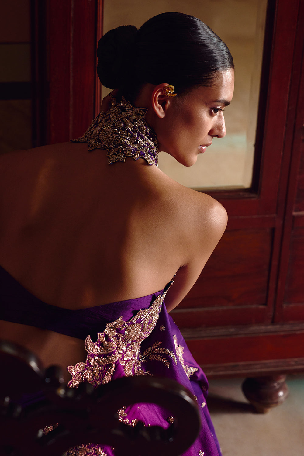 New Athena Zardozi Saree Set