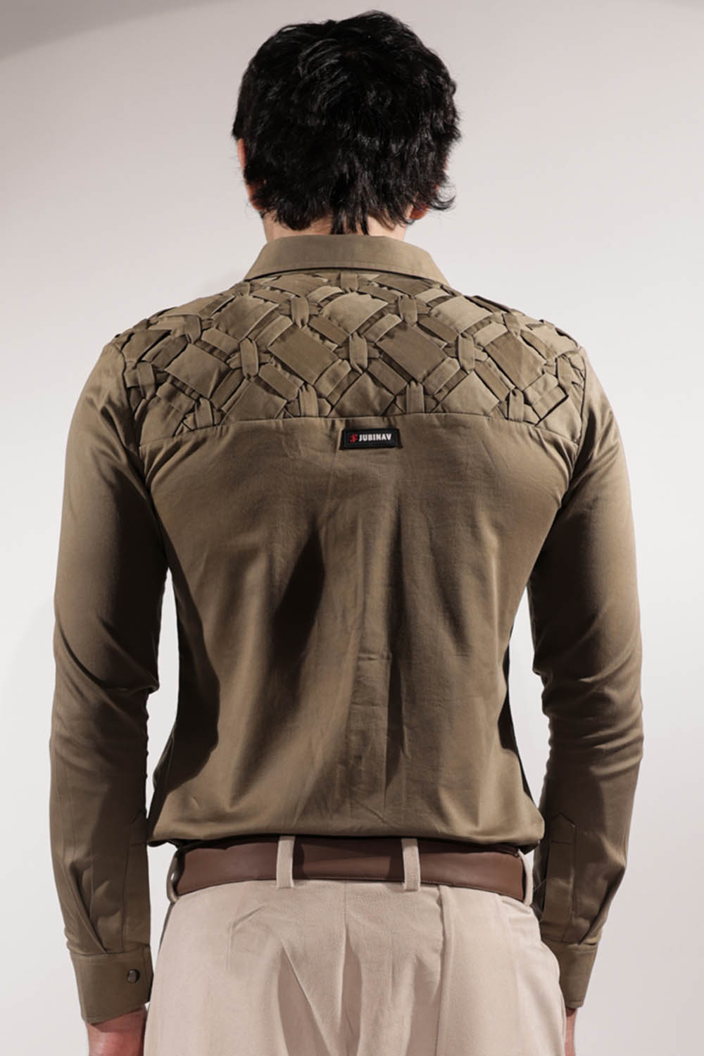 Olive Green Woven shirt