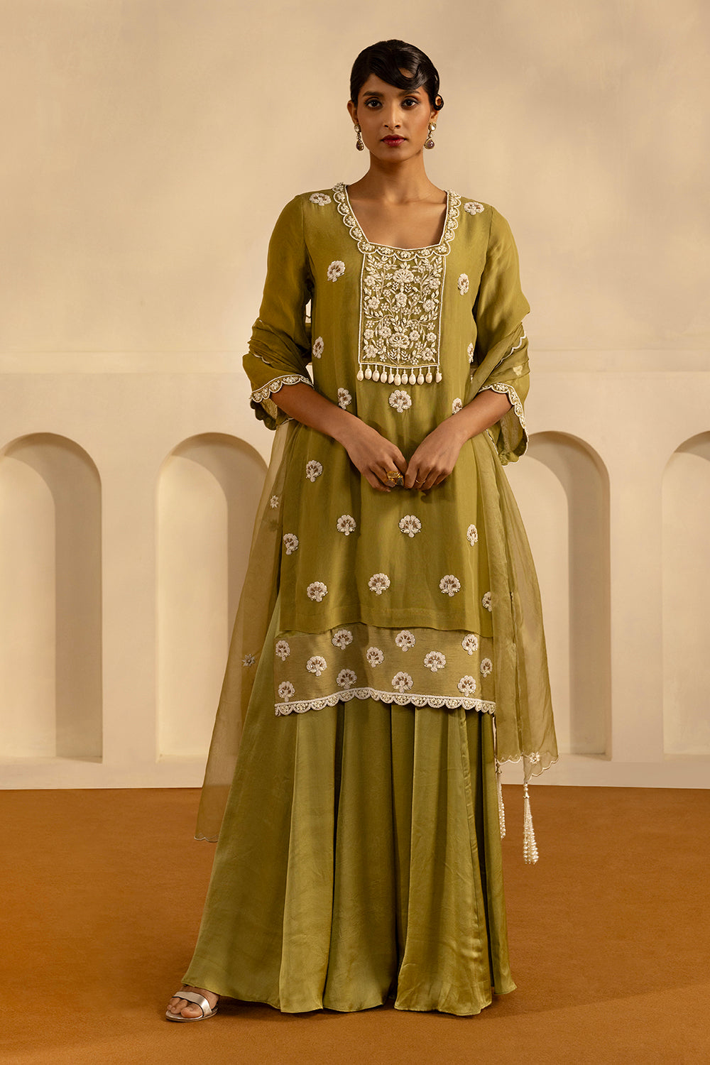 Olive Sharara Set