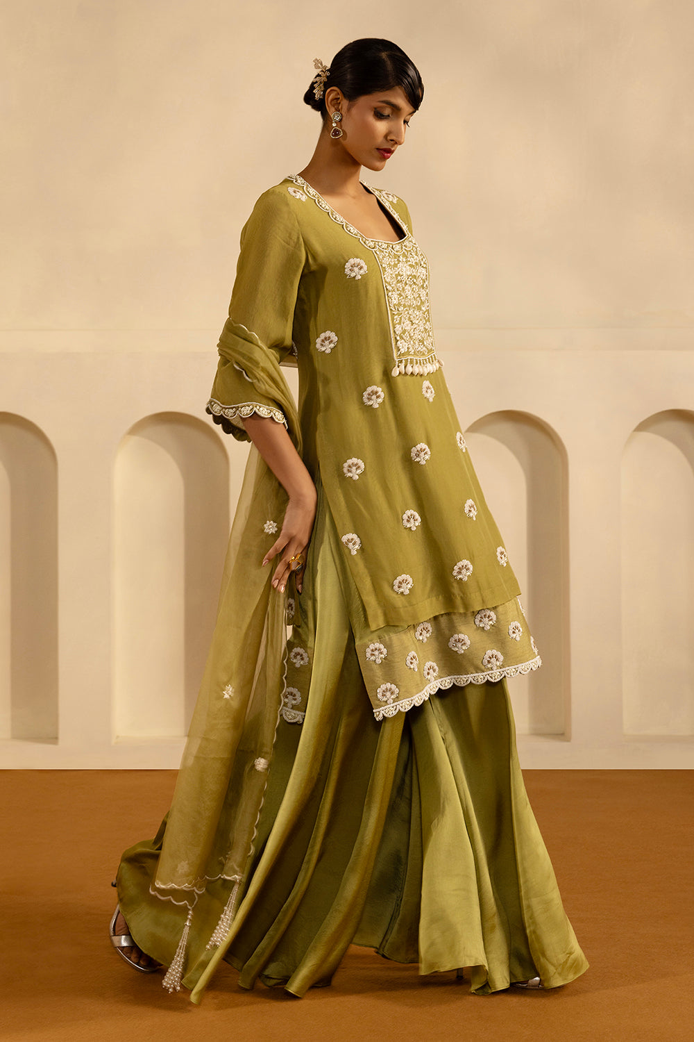 Olive Sharara Set