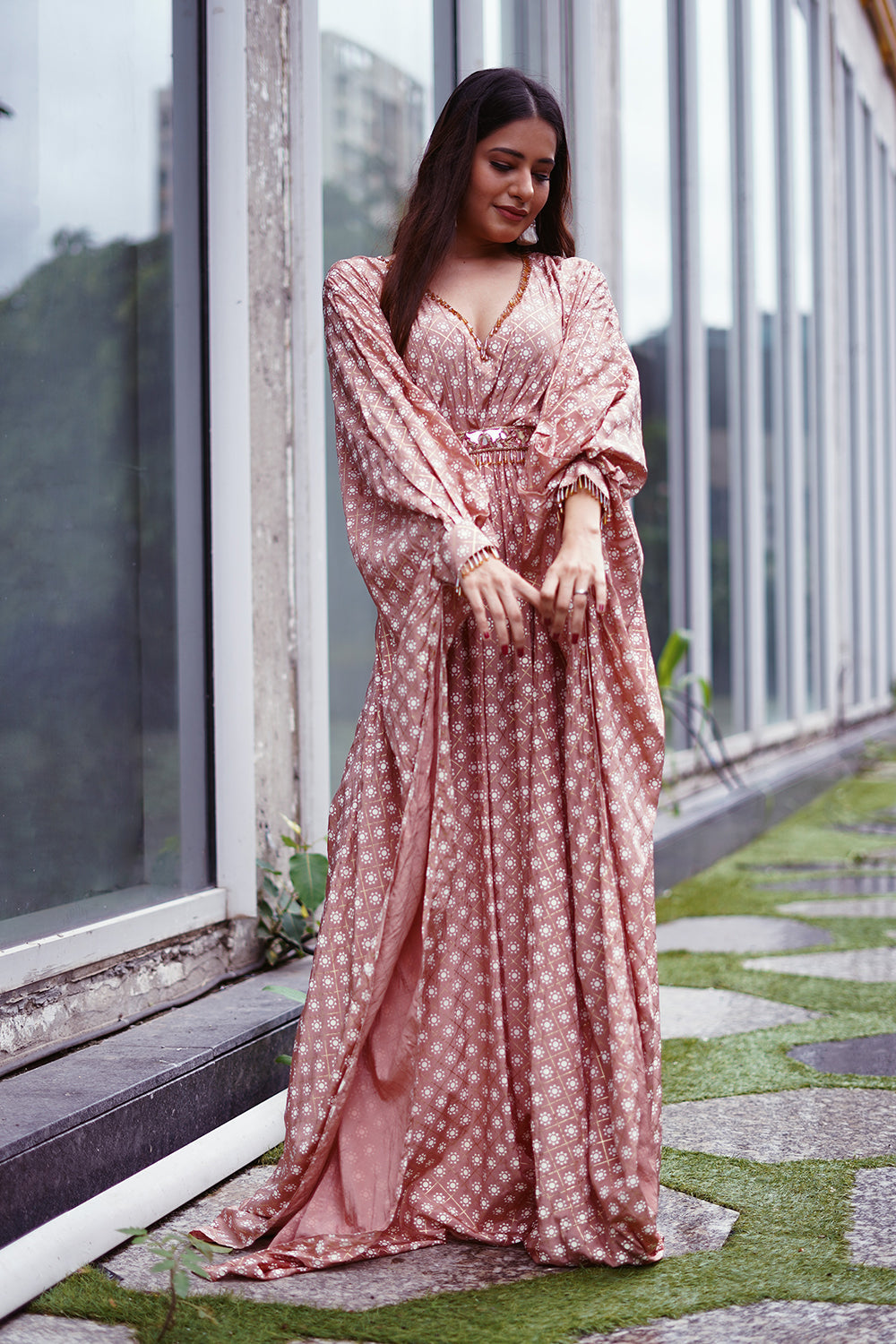 Onion Pink Kaftan