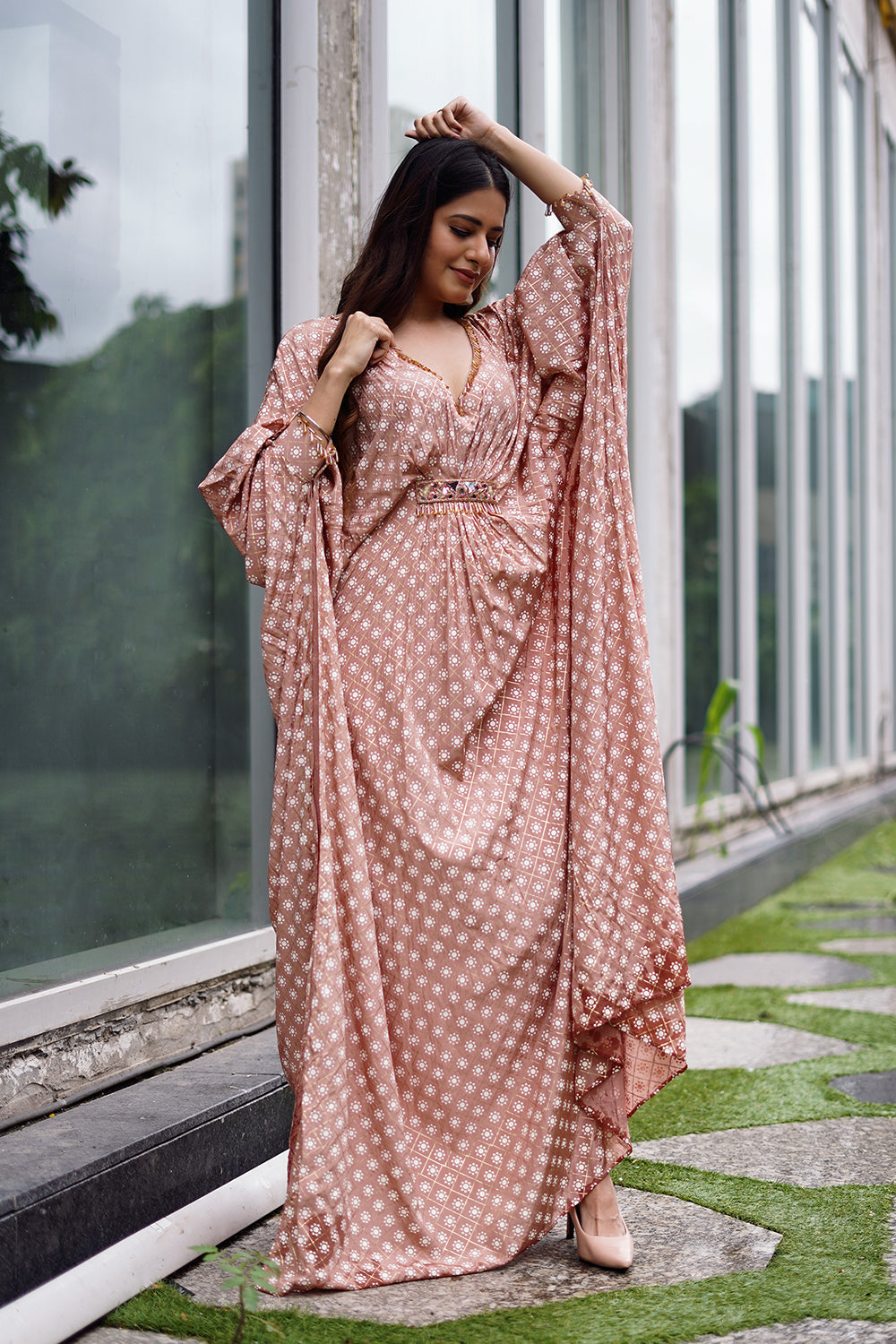 Onion Pink Kaftan