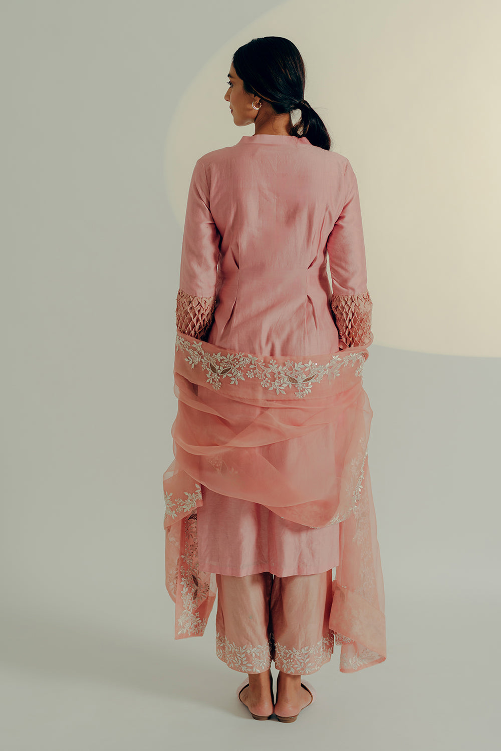 Onion Pink  Kurta Set