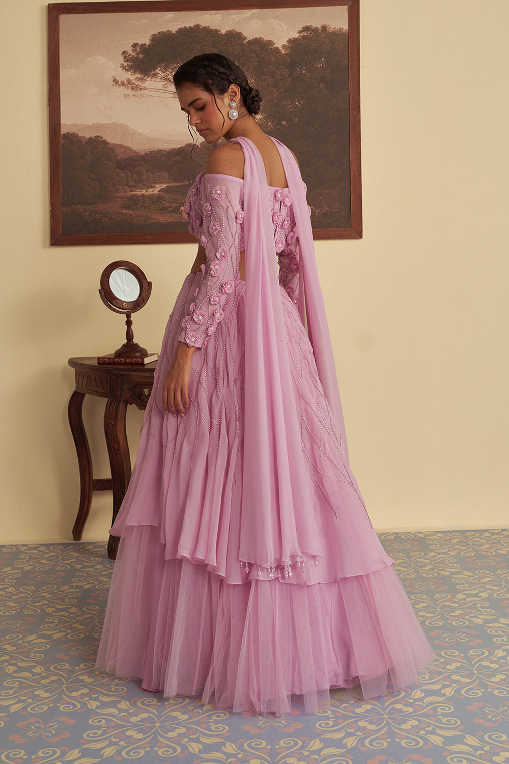 Ophelia fleur lehenga