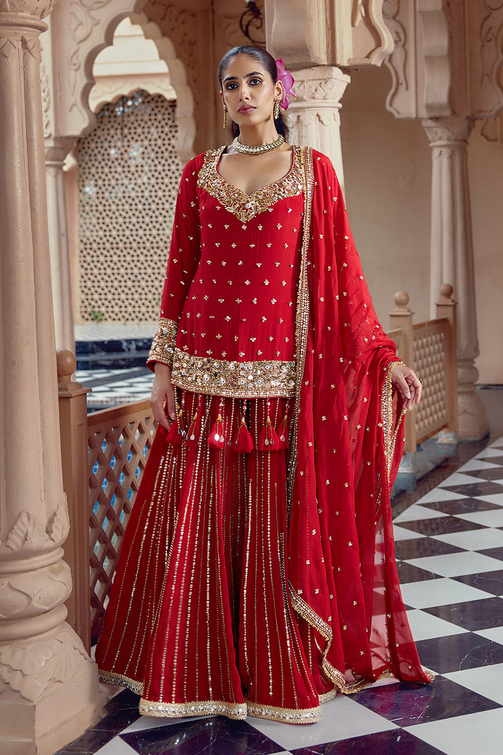 Padma Valli Sharara Set