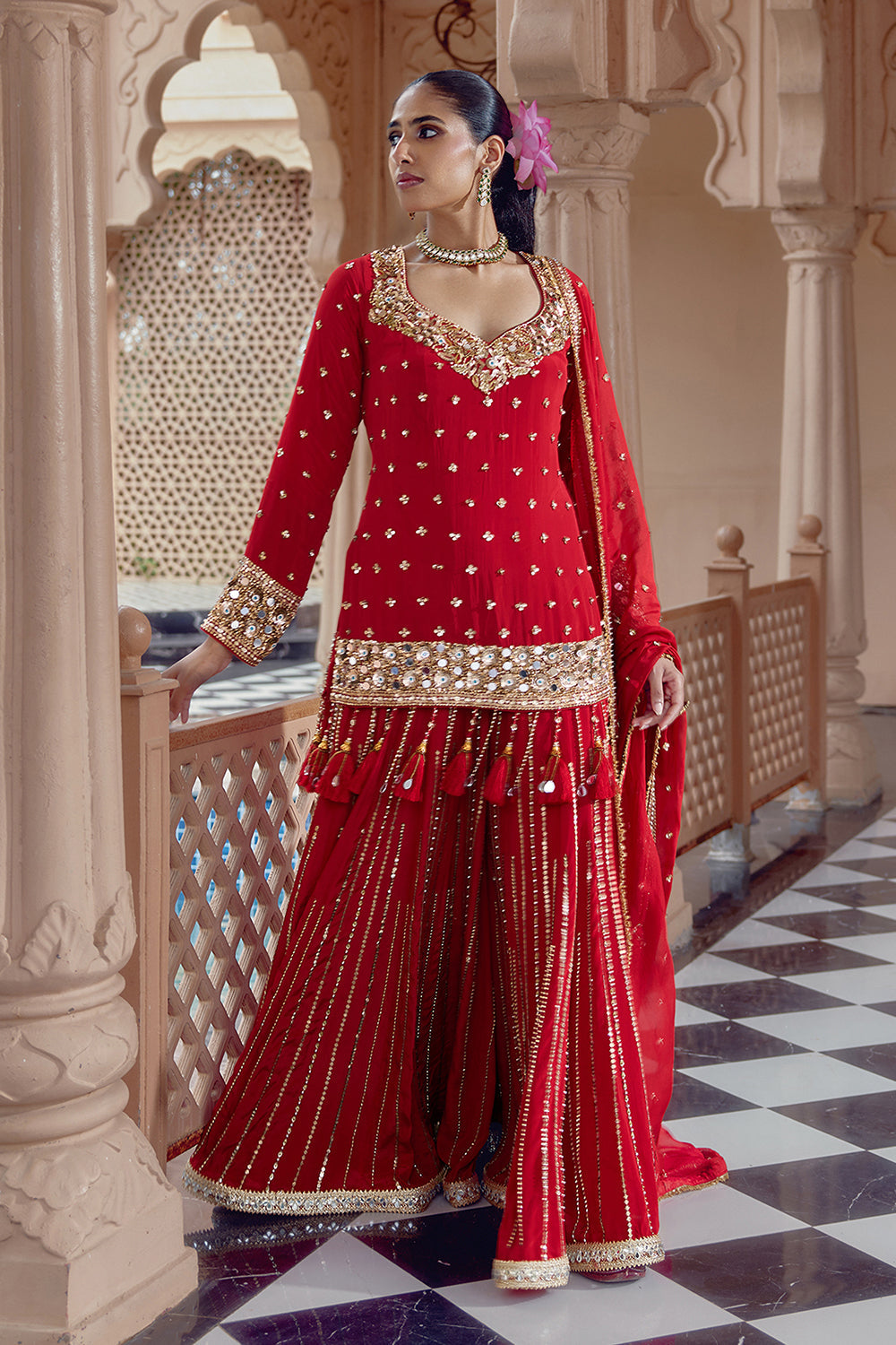 Padma Valli Sharara Set