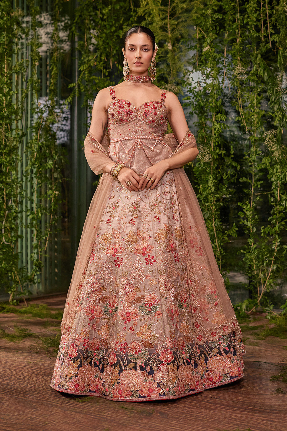 Pankhuri- The Floral Garce Lehenga