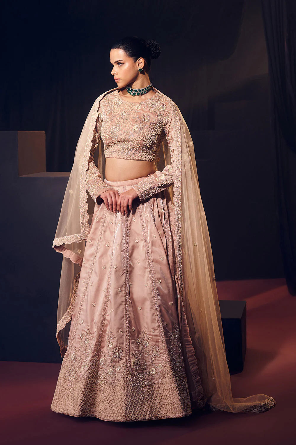Pastel Pink Lehenga Set