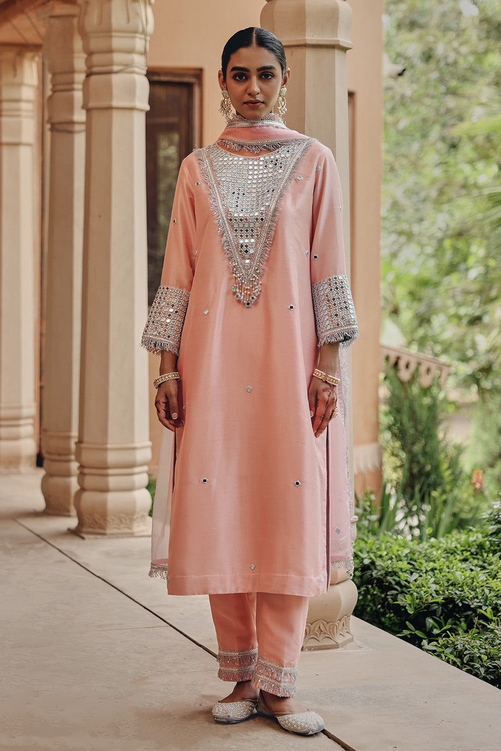 Peach Noor-E-Saheli Set