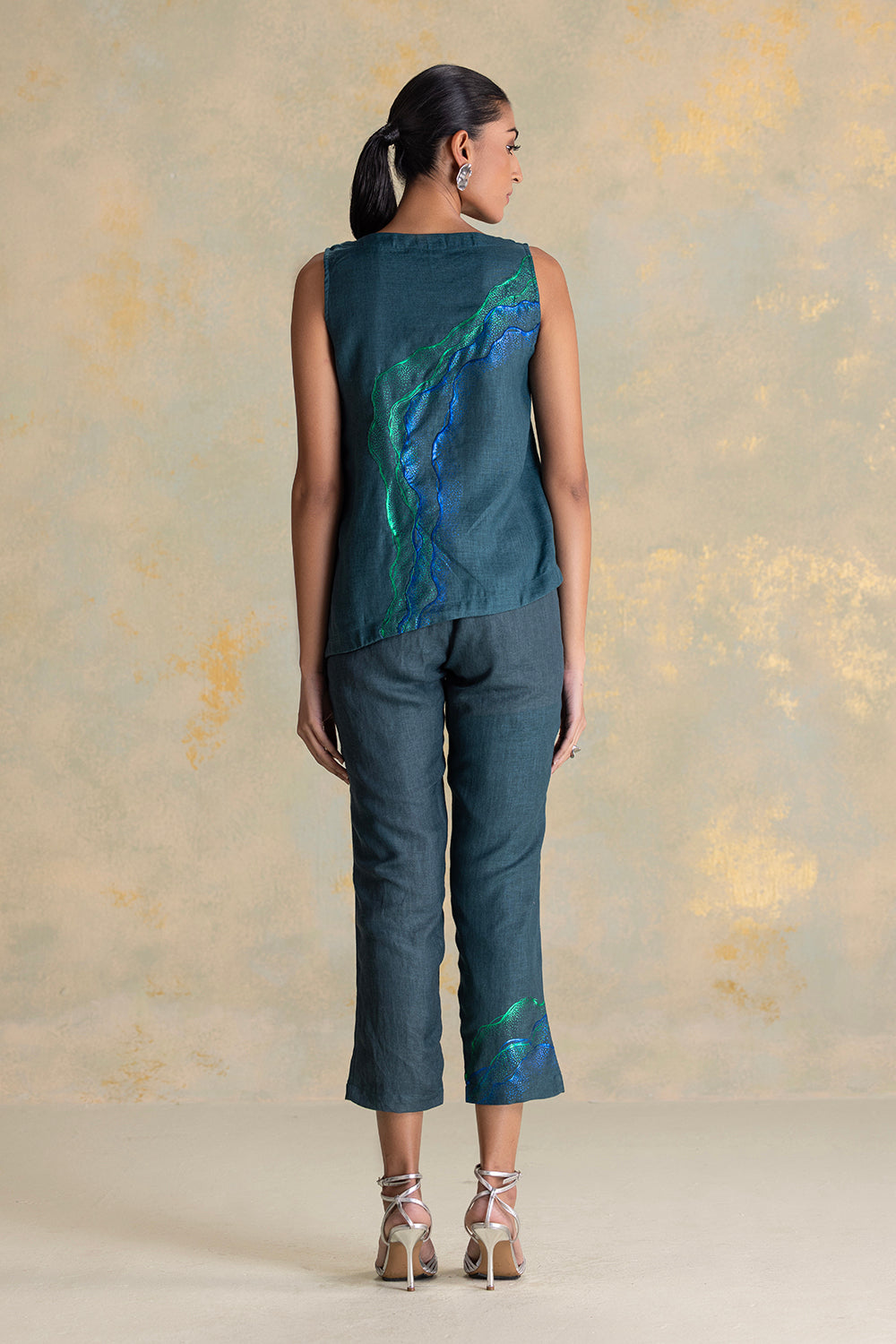 Peacock Veil Celine Co-ord