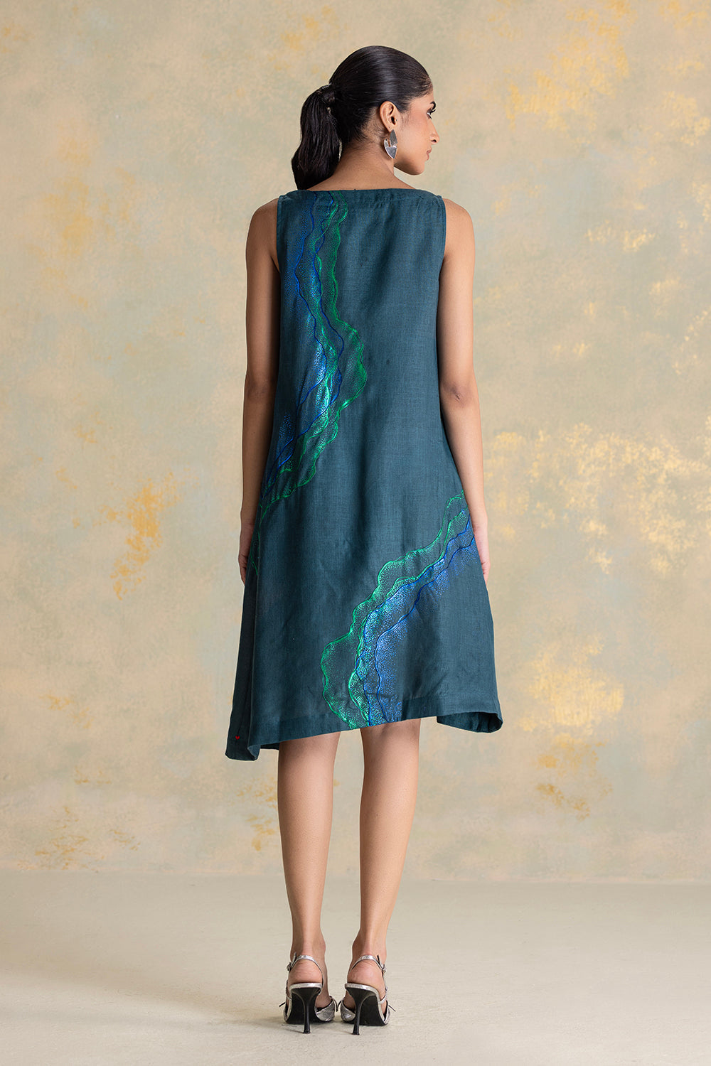 Peacock Veil Celine Dress