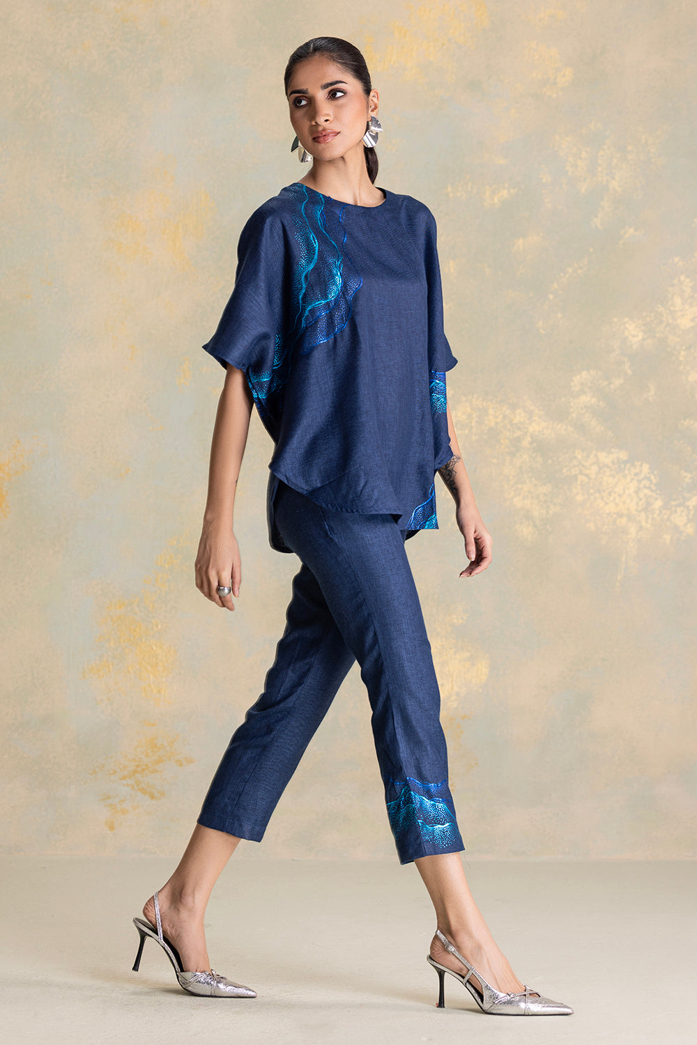 Peacock Veil Croissant Co-ord