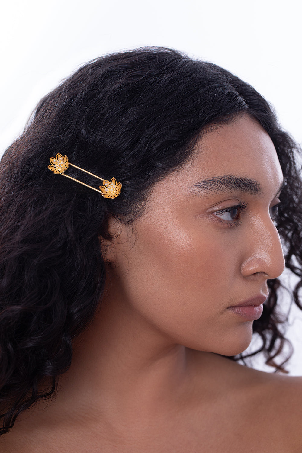 Pearly Flower Barrette