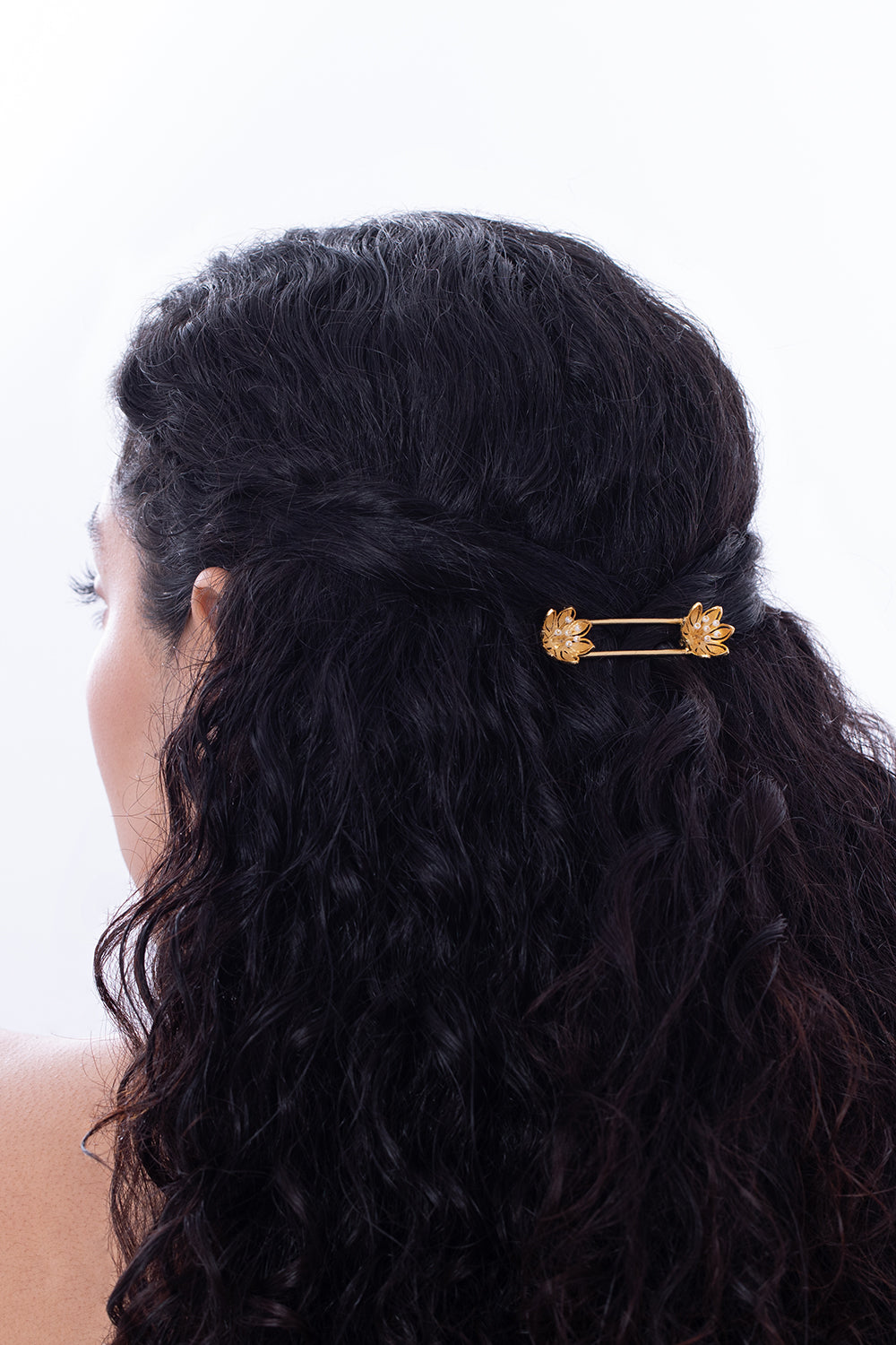 Pearly Flower Barrette