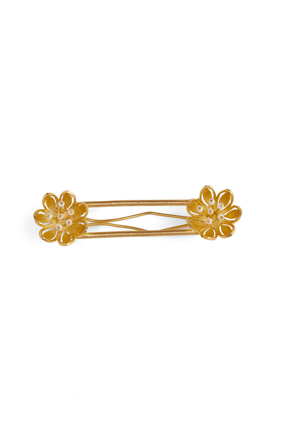 Pearly Flower Barrette