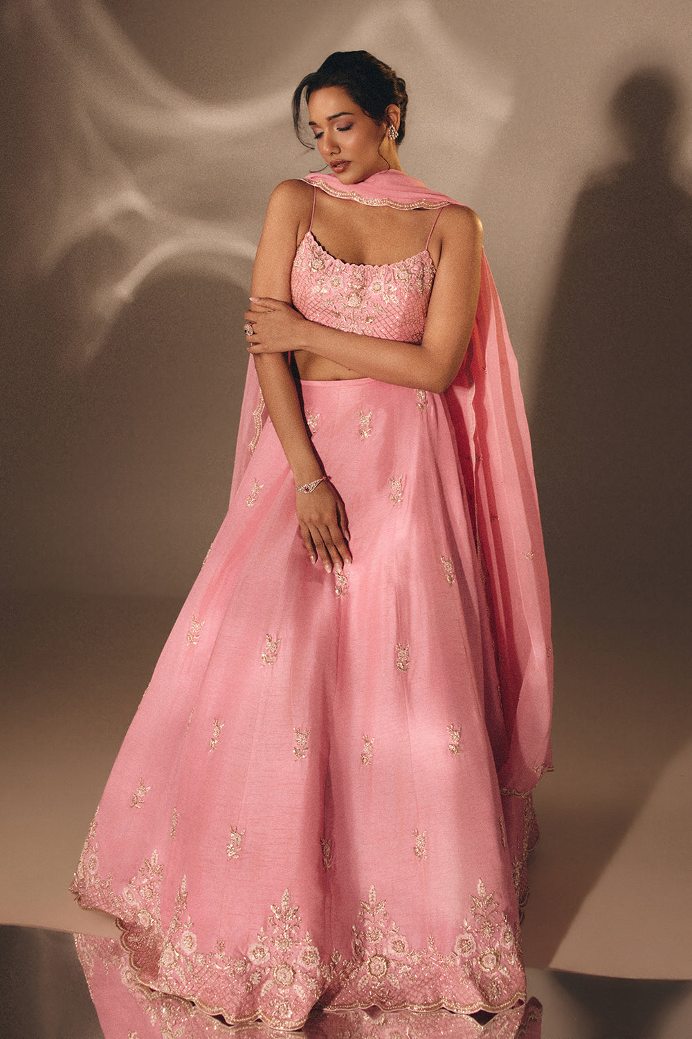 Pink Lehenga Set