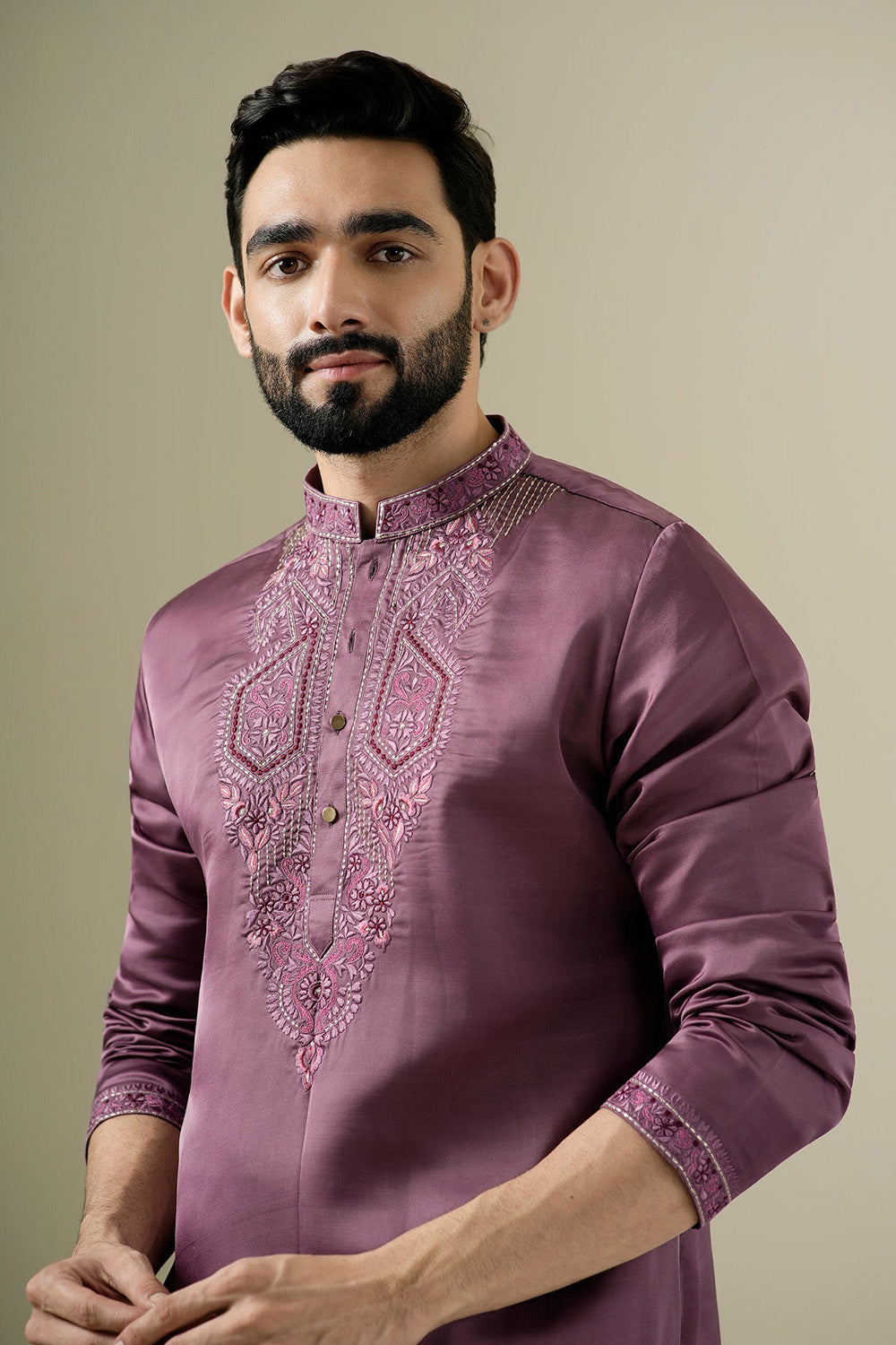 Plum Harmony Kurta Set