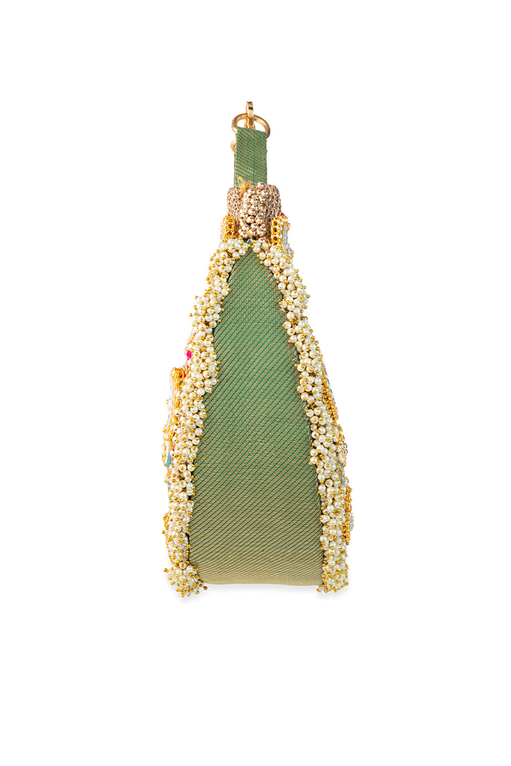 Pranika Gold Handbag