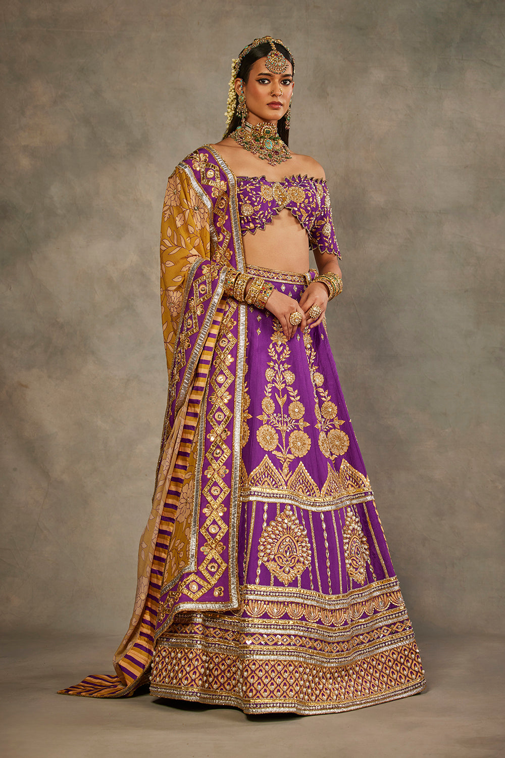 Purple Lehenga Set