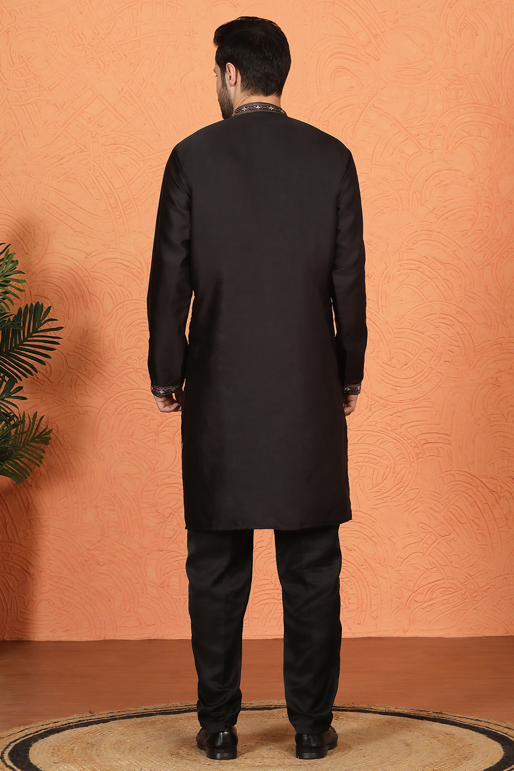 Pushp-Van  Embroidered Kurta with Back Elastic Pants
