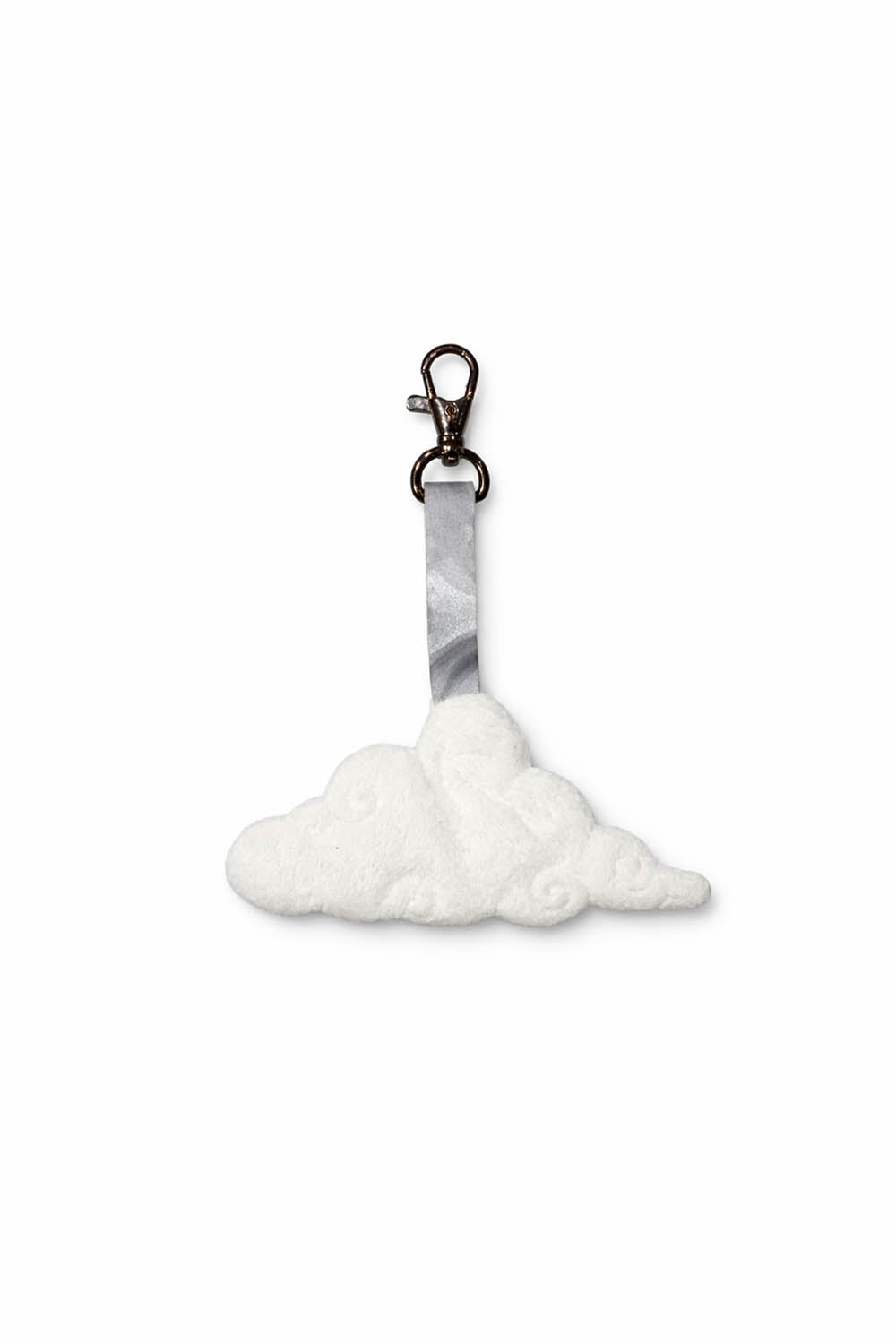Quilted Suede Cloud Charm