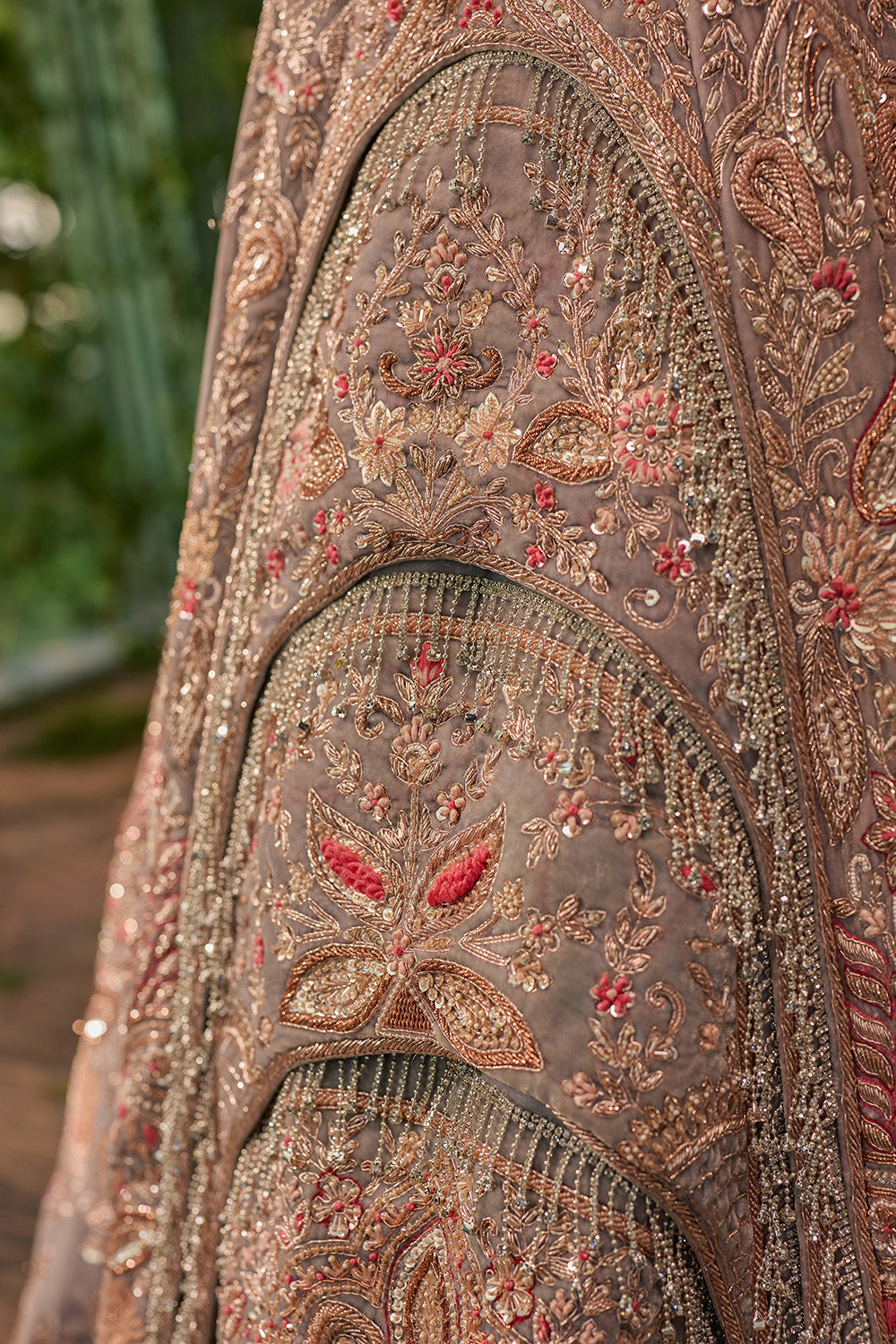 Rajsi Mayura - The Enchanted Grey Lehenga
