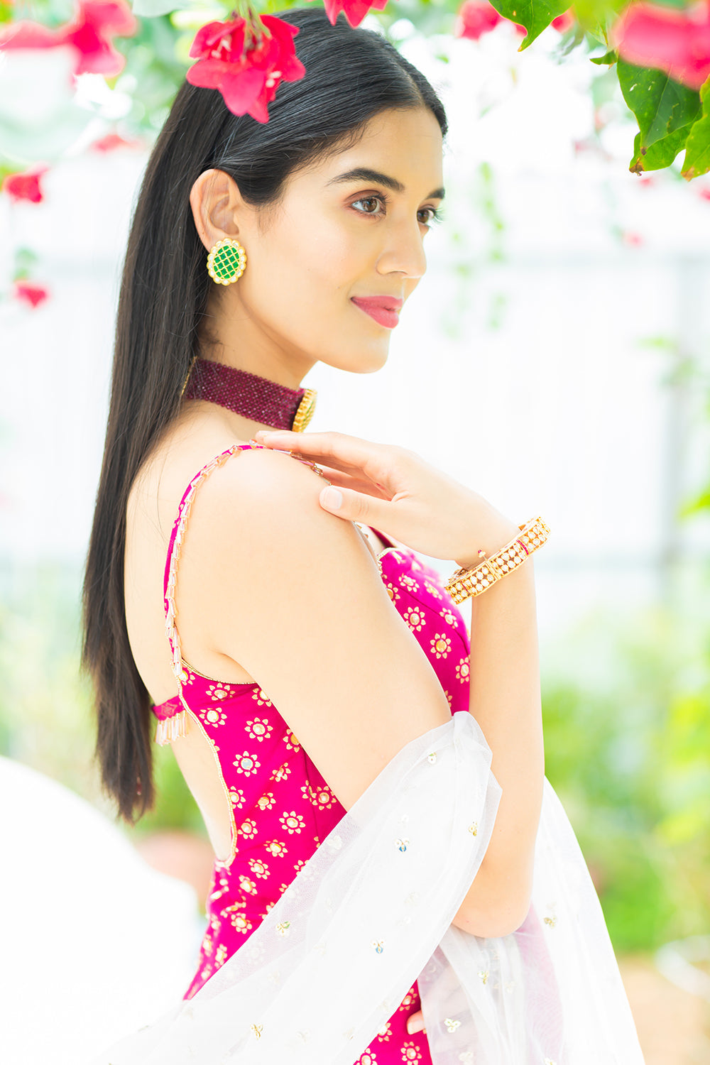 Rani Pink Kurta Sharara Set