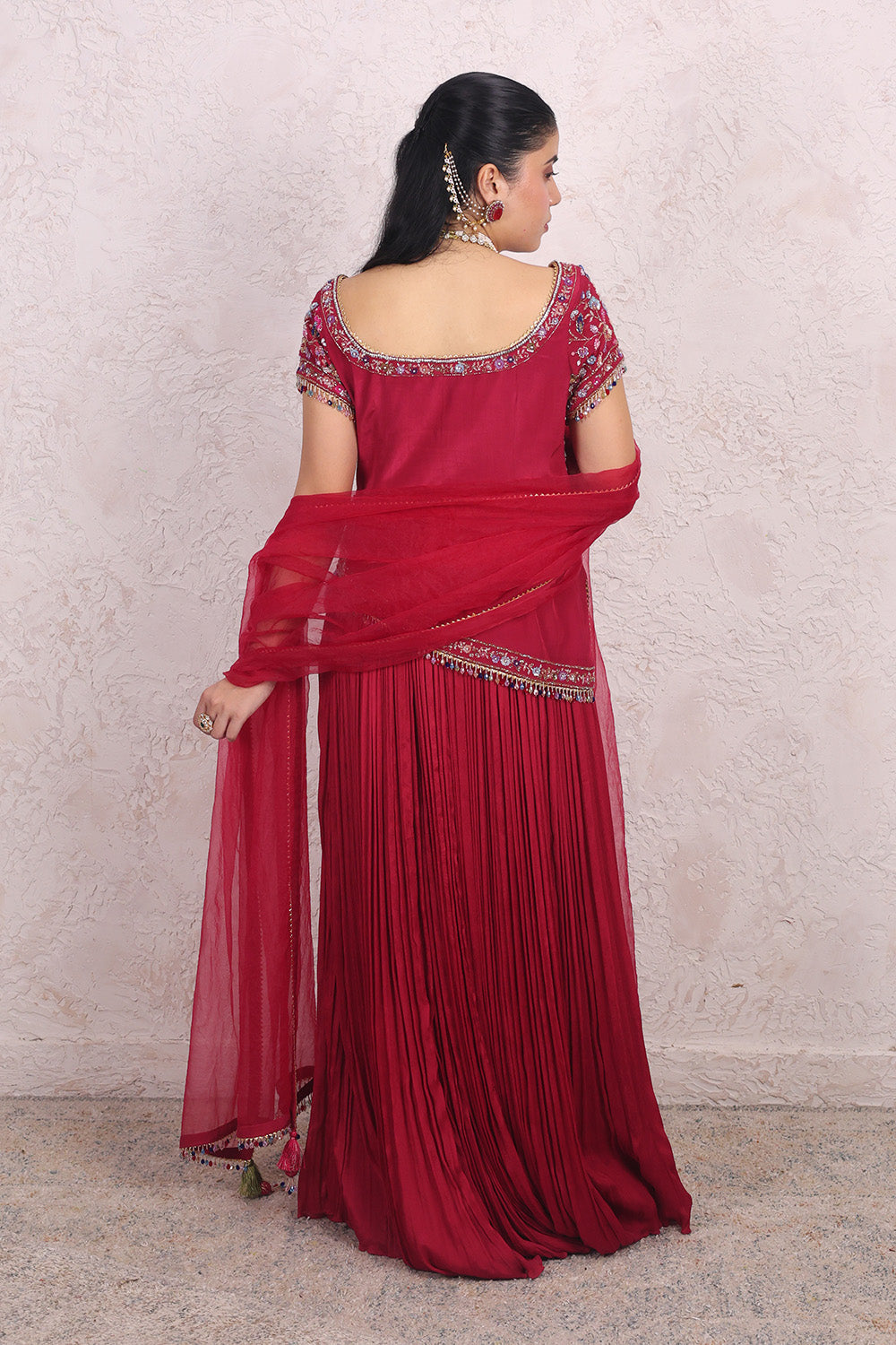 Rani Pink Lehenga Choli with Dupatta