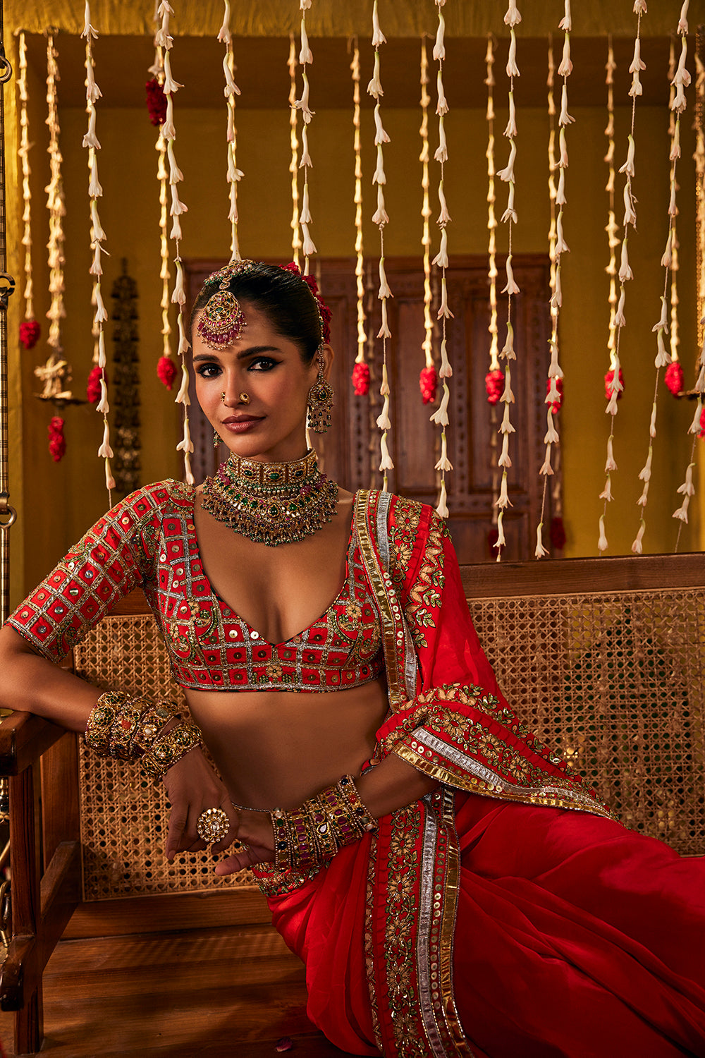 Red Sarees